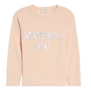 Bow & Drape "Material Girl" Sweatshirt M
